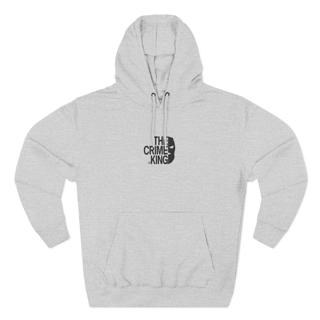 Three-Panel Fleece Hoodie "The Crime King"