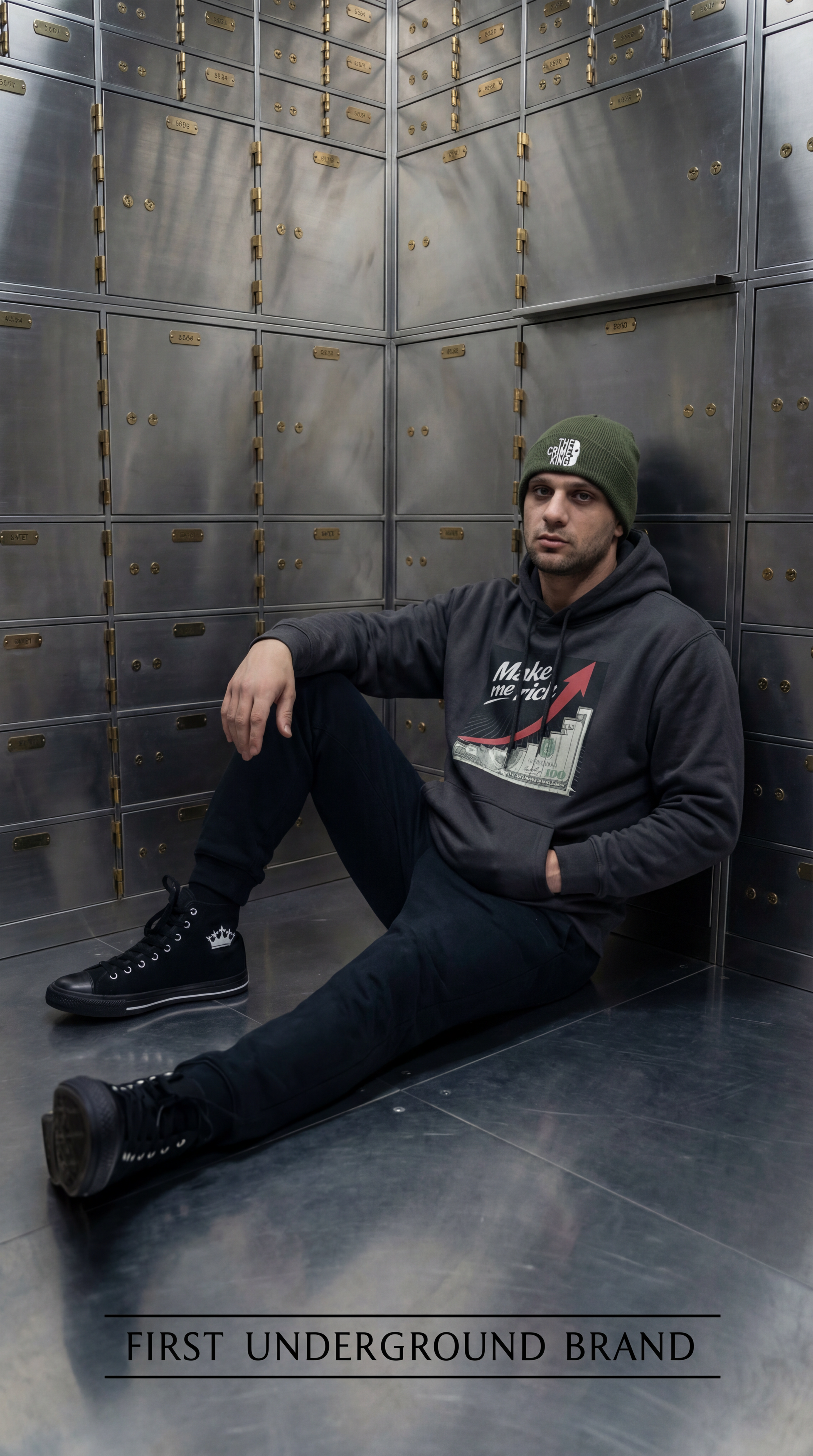 Cuff Beanie "The Crime King"