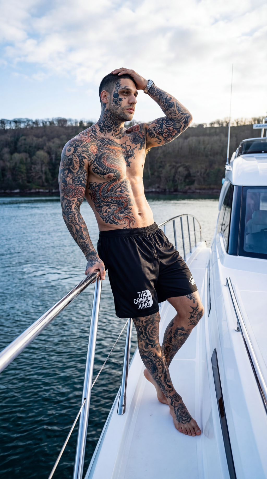 Men’s Sports Shorts "The Crime King"