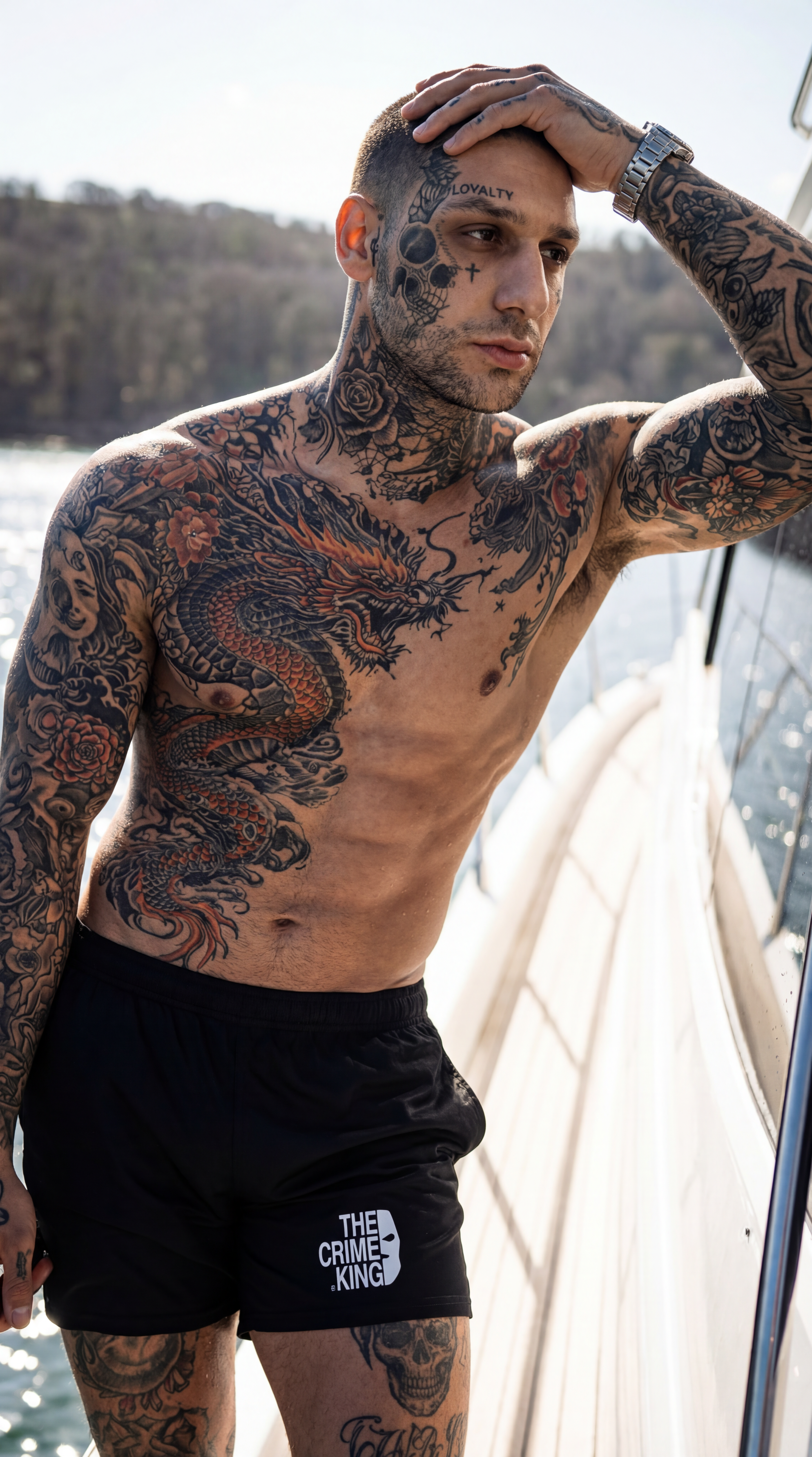 Men’s Sports Shorts "The Crime King"