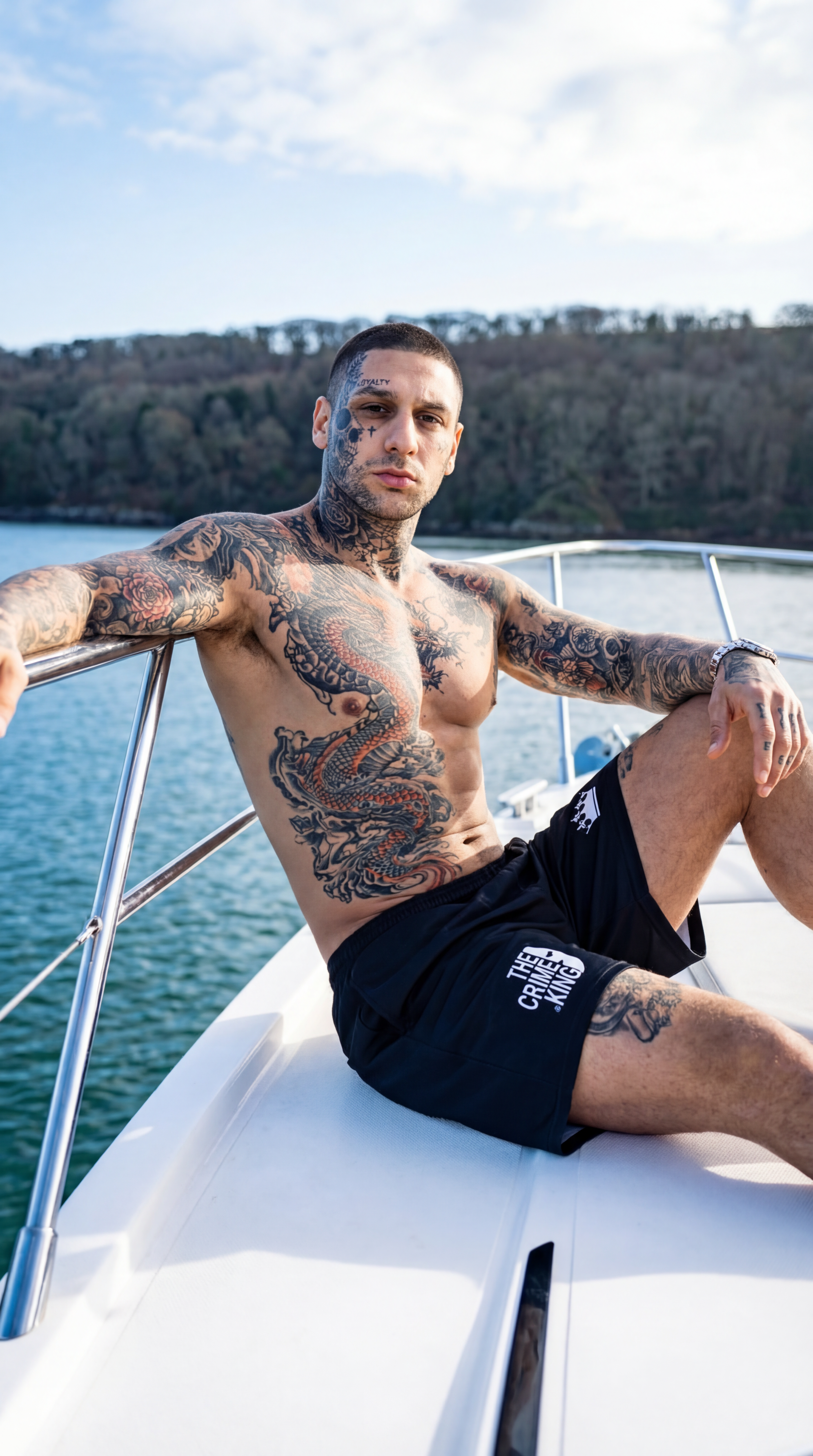 Men’s Sports Shorts "The Crime King"