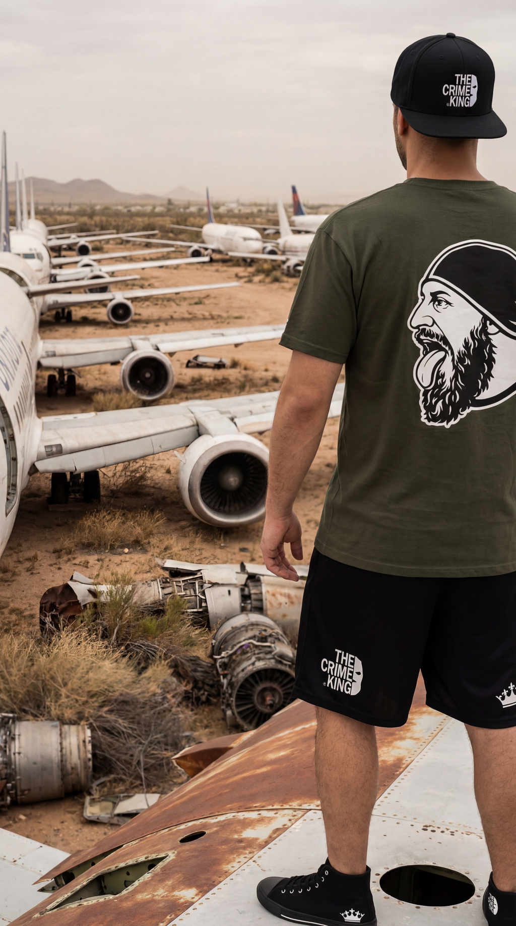 Unisex Classic Jersey T-shirt "The Crime King"