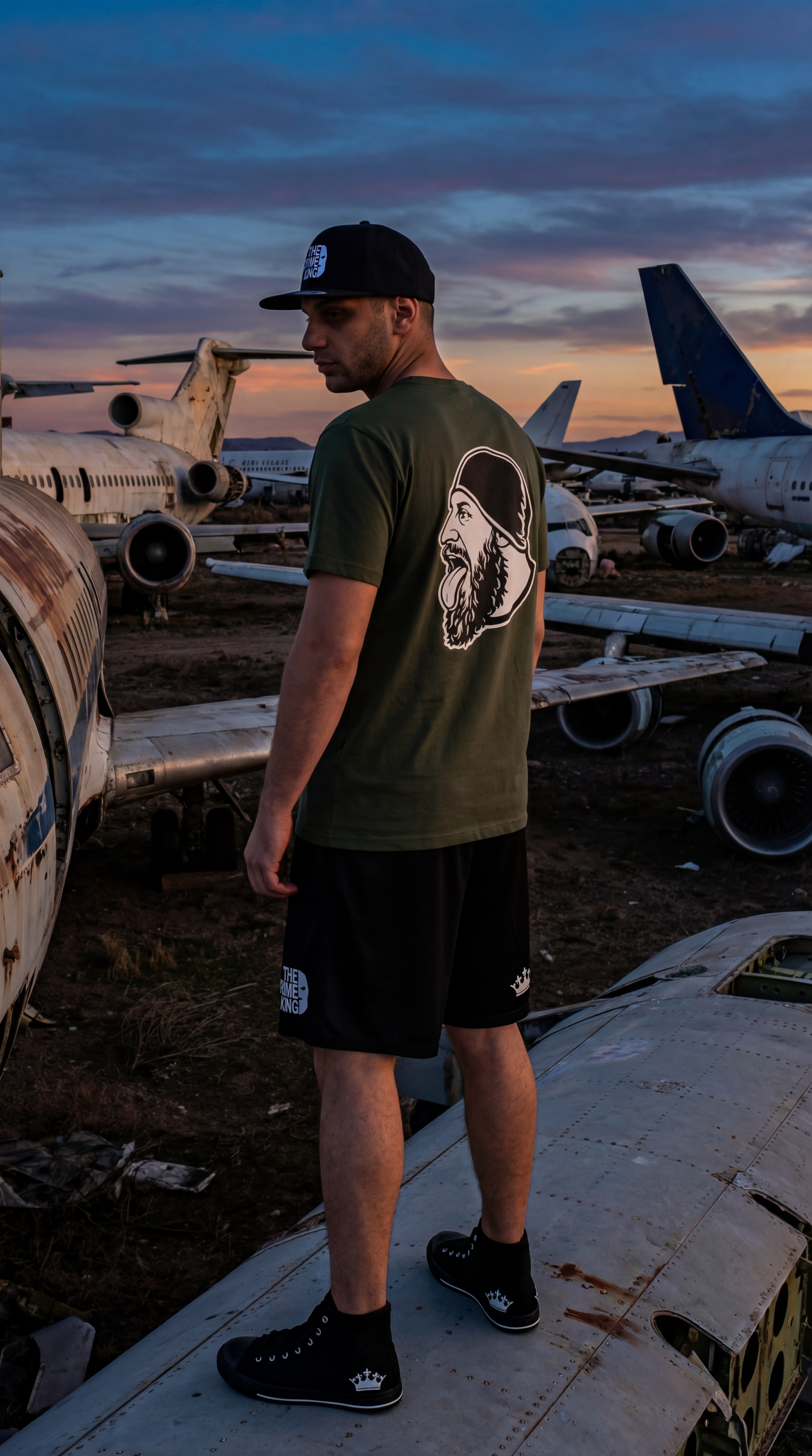 Unisex Classic Jersey T-shirt "The Crime King"