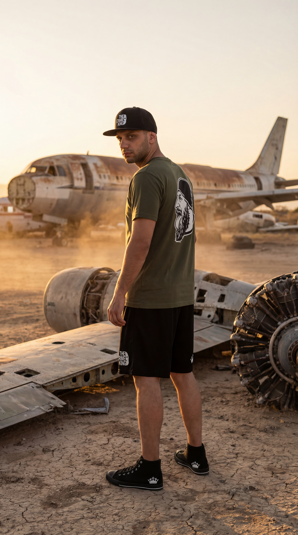 Unisex Classic Jersey T-shirt "The Crime King"