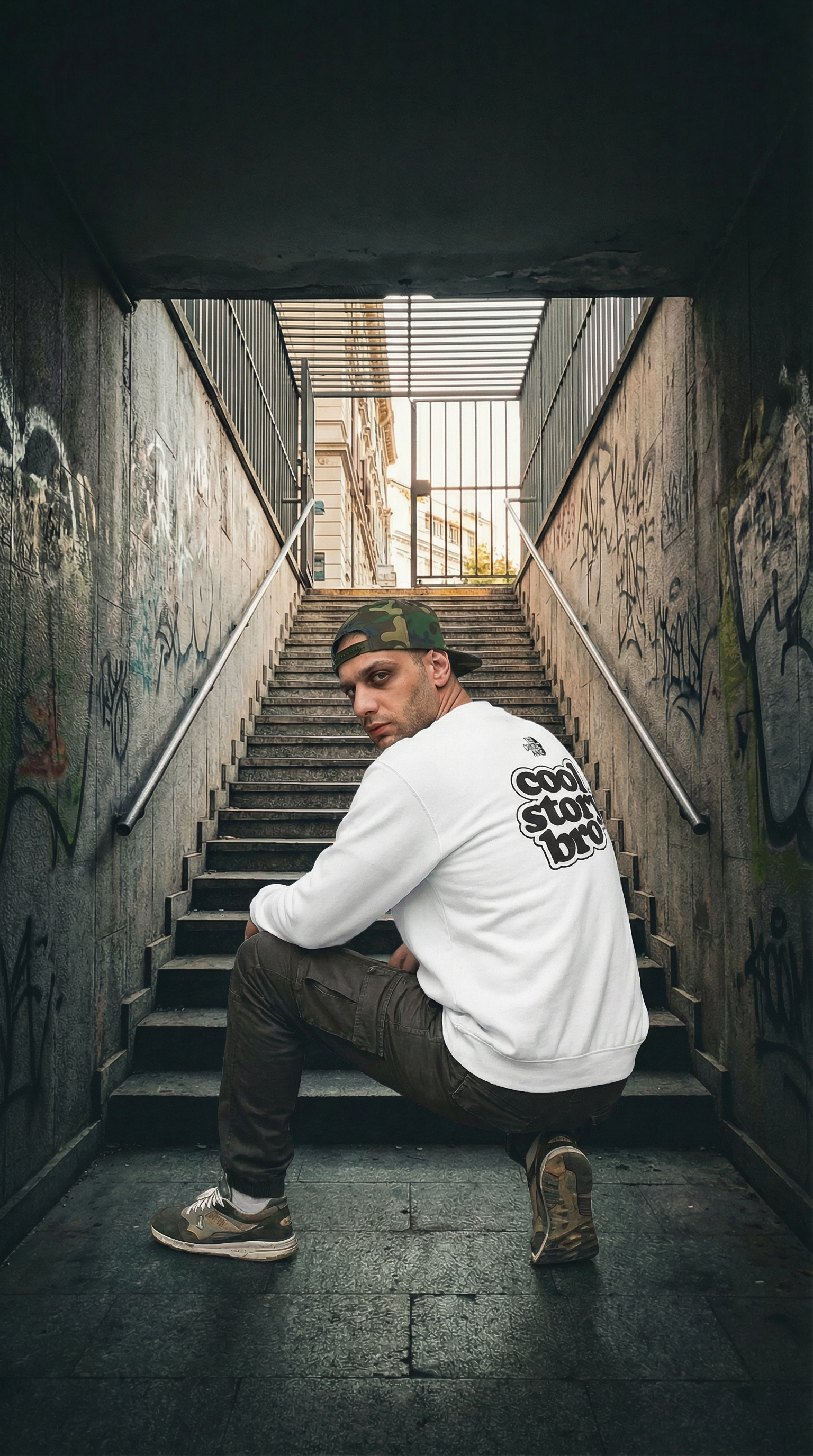 Unisex "Cool Story Bro" Crewneck Sweatshirt