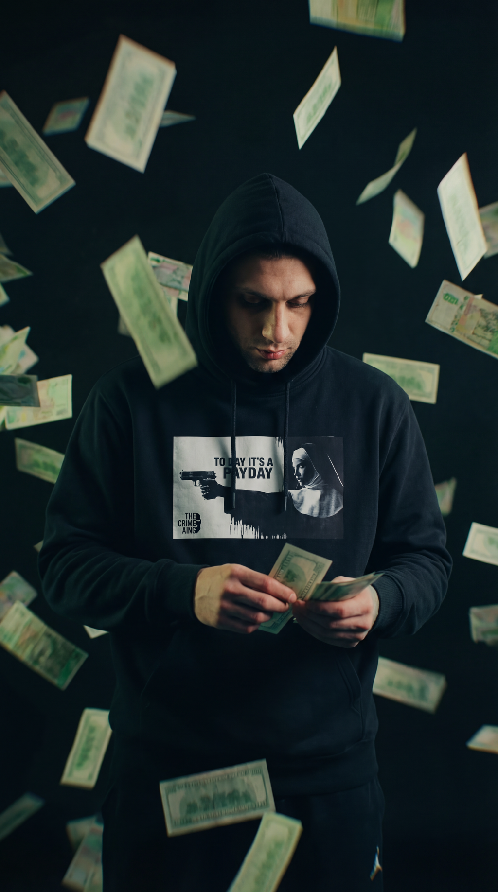 Unisex Urban Pullover Hoodie " PAY DAY"