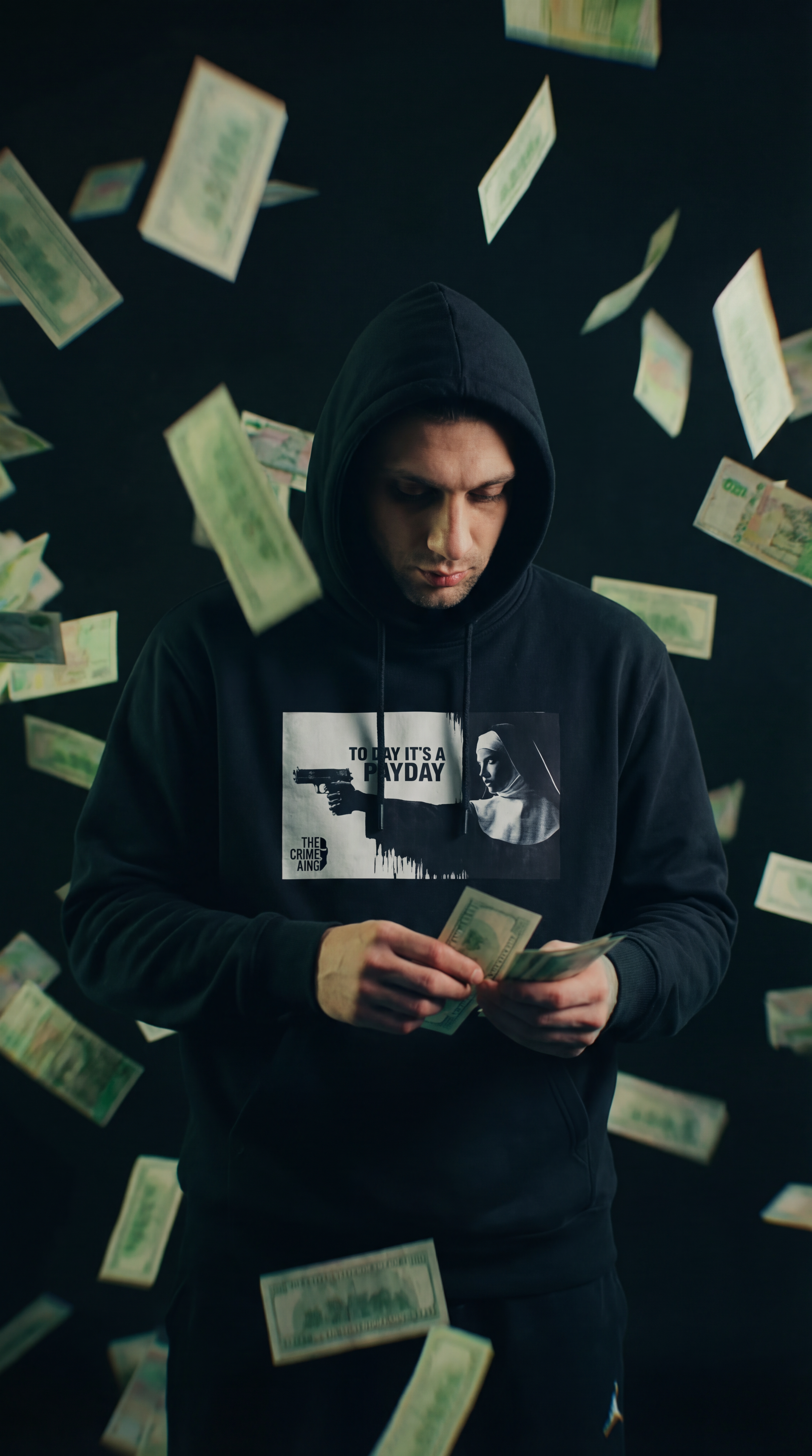 Unisex Urban Pullover Hoodie " PAY DAY"