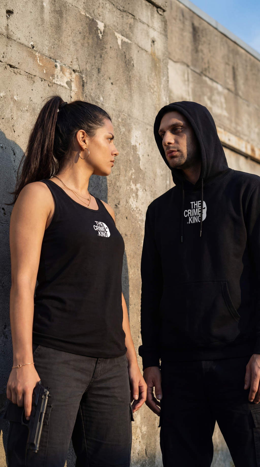 Unisex Jersey Tank "The Crime King"