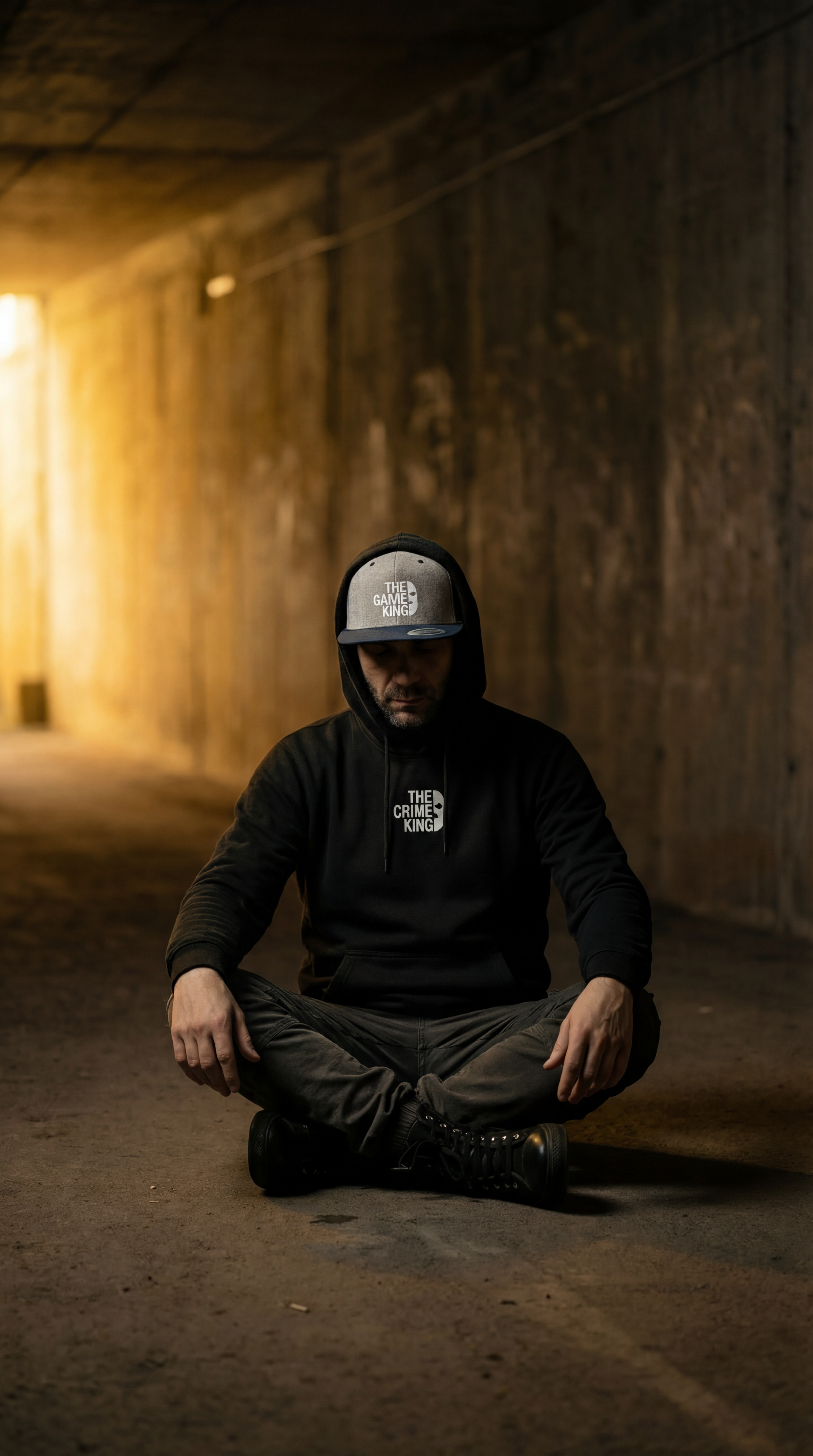 Flat Bill Snapback "The Crime King"