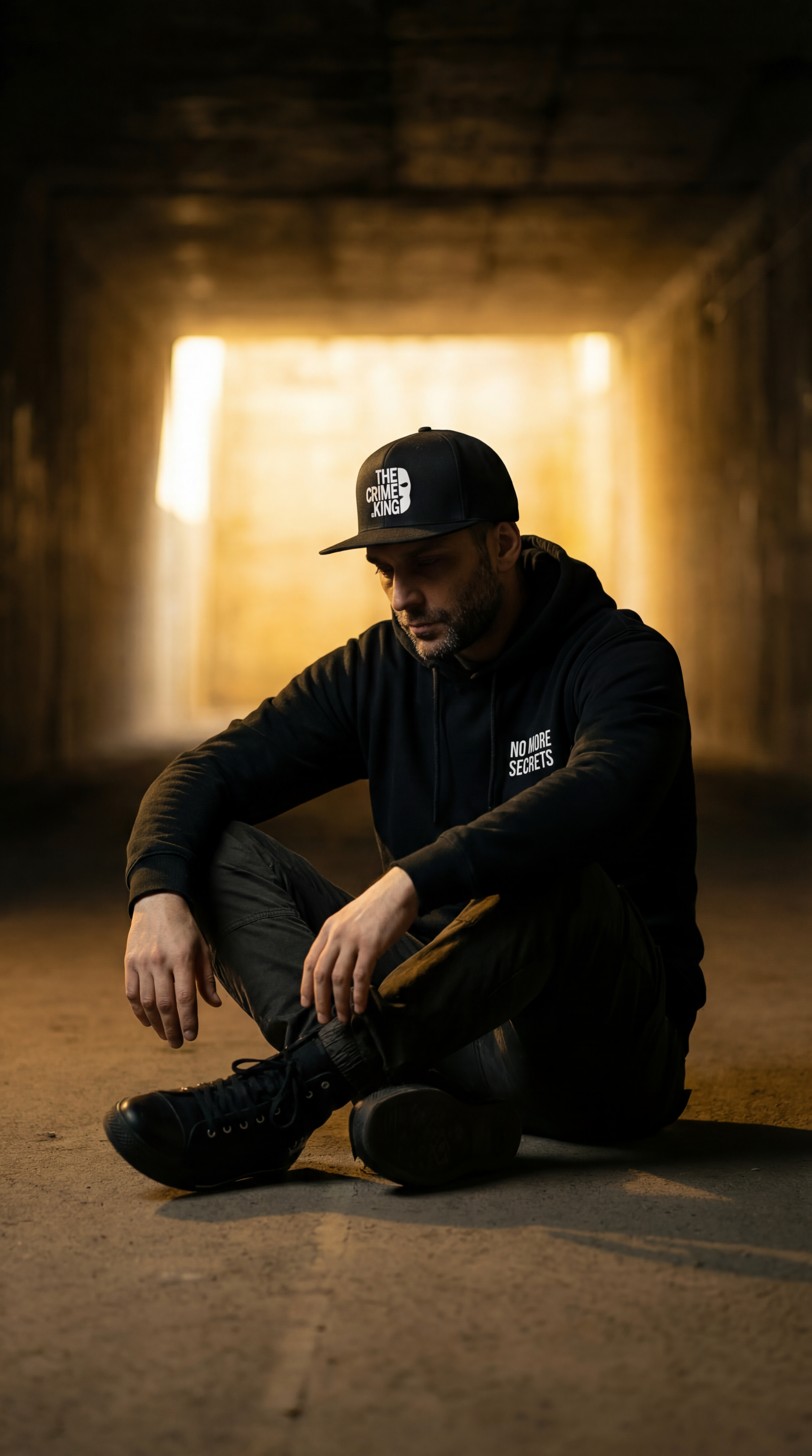 Flat Bill Snapback "The Crime King"