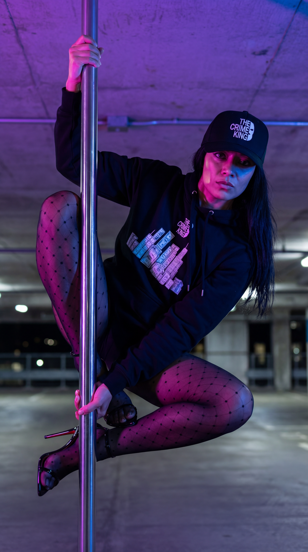 Flat Bill Snapback "The Crime King"
