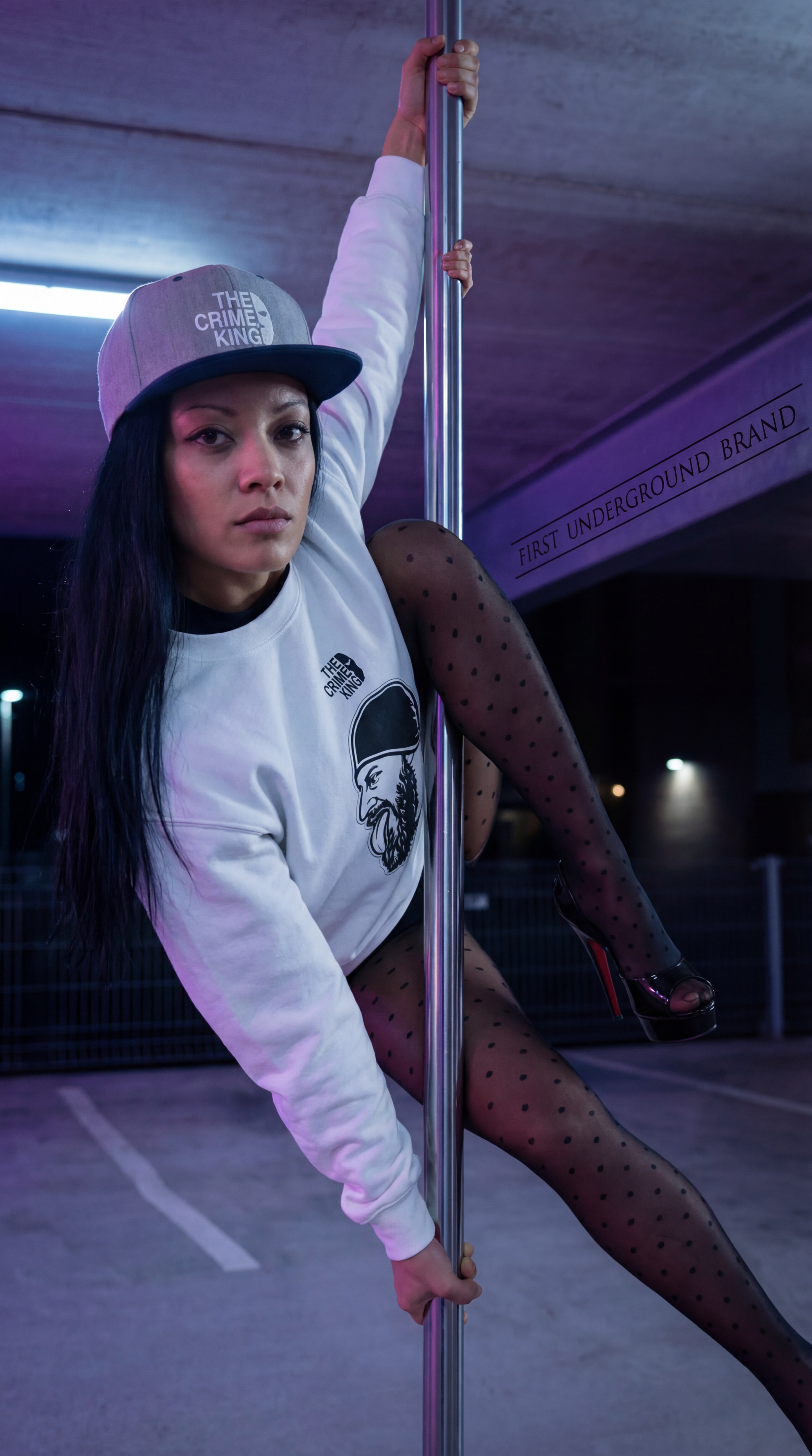 Flat Bill Snapback "The Crime King"