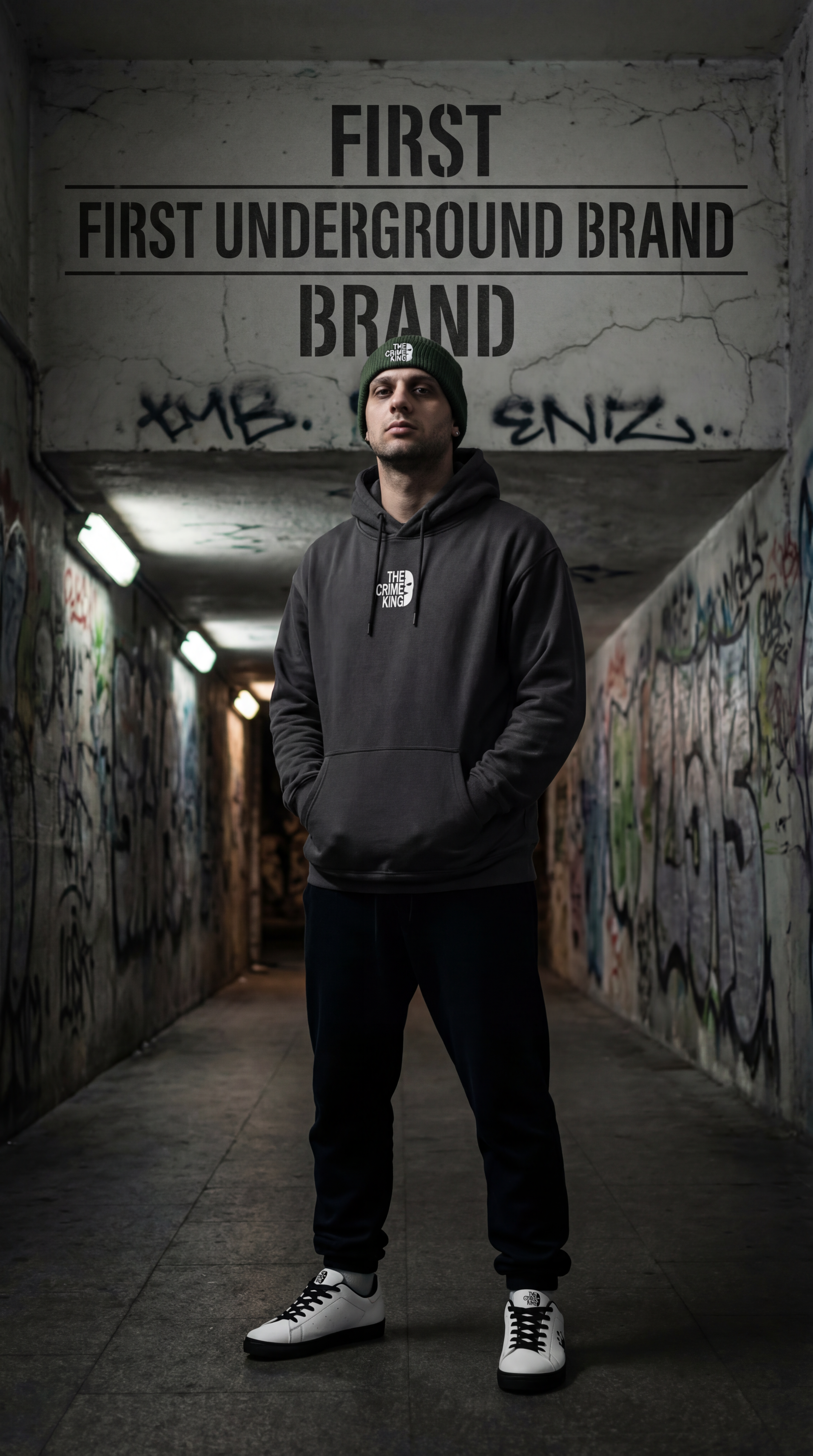 Men's "The Crown" Hooded Sweatshirt
