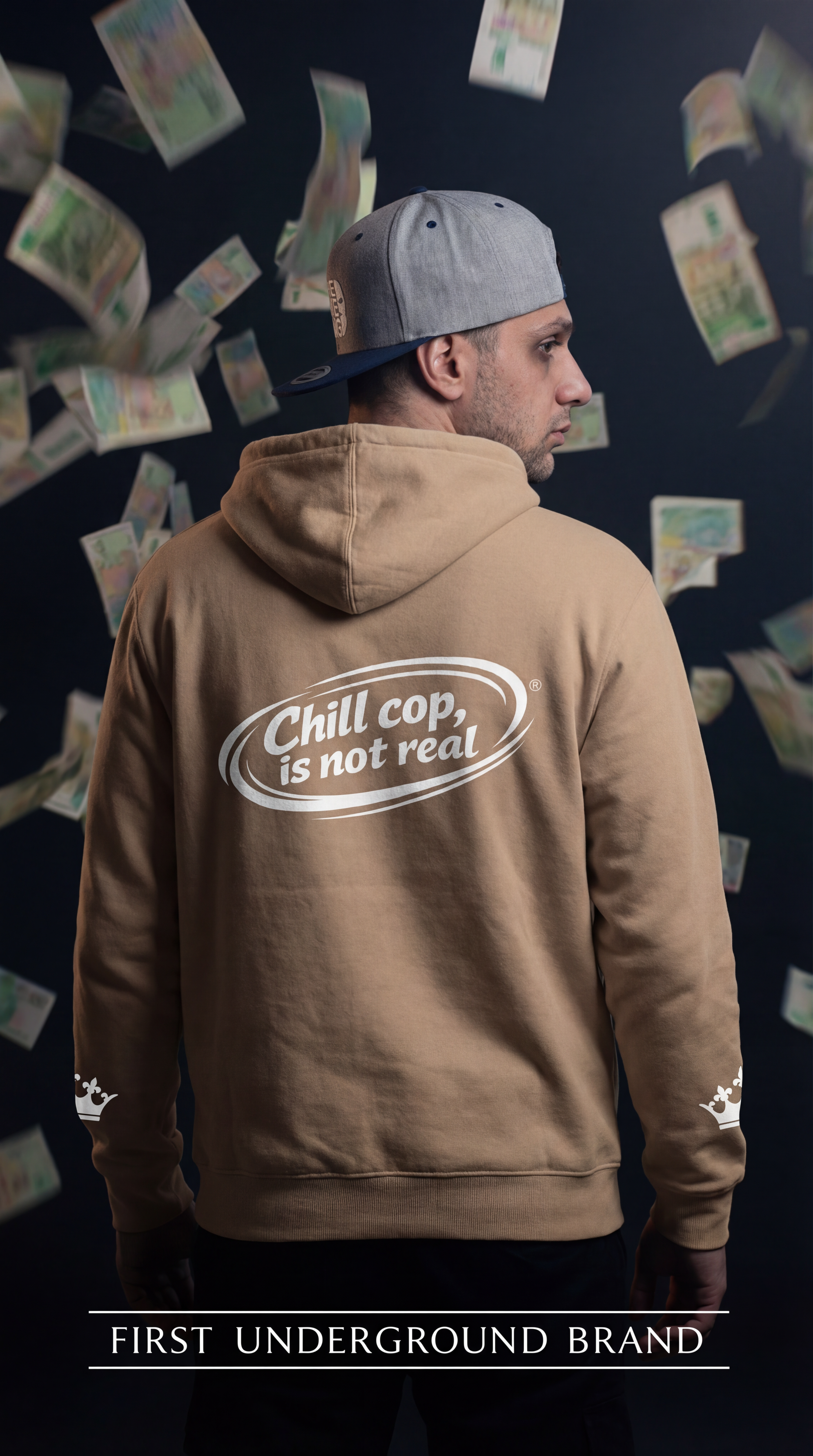 Unisex "Chill cop" Hooded Sweatshirt